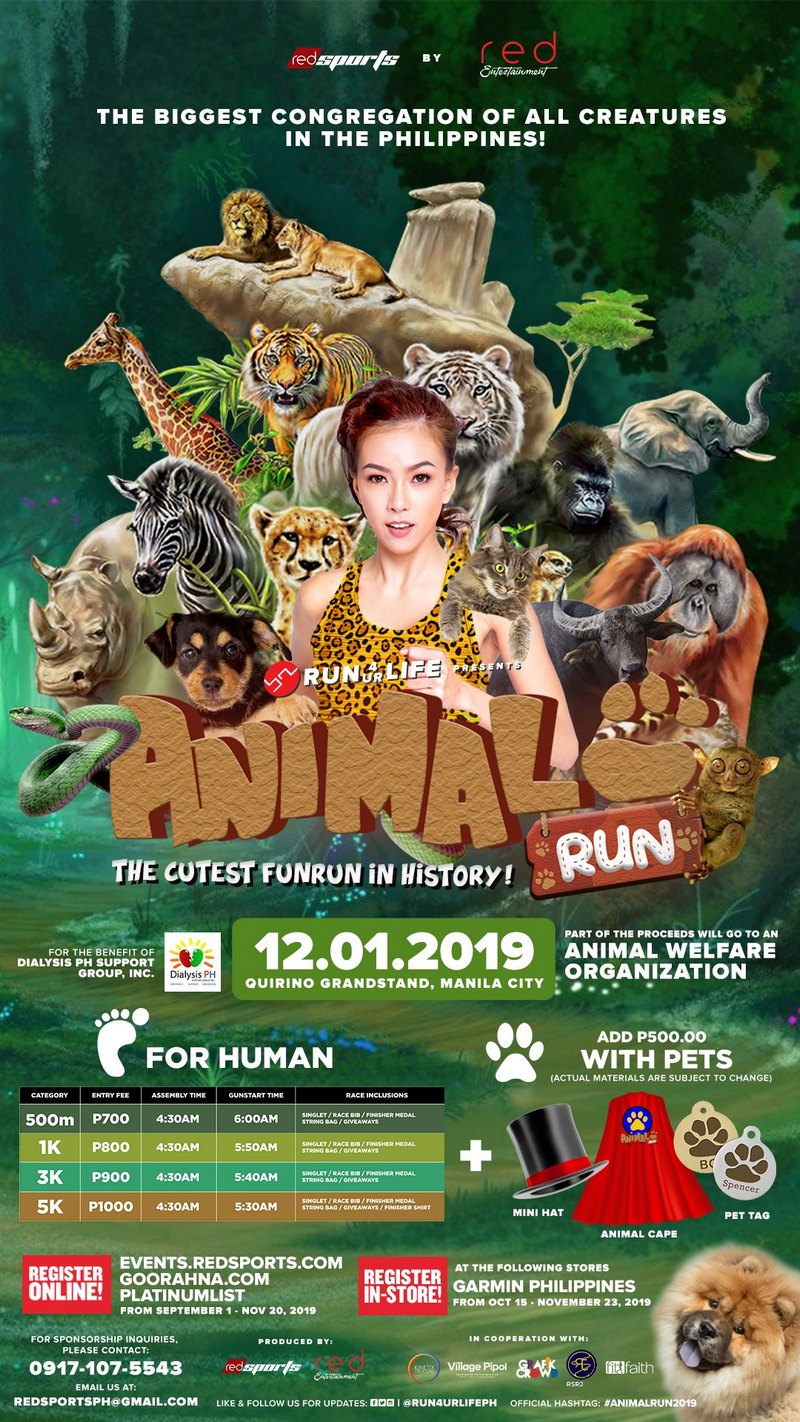 Animal Run 2019 Poster