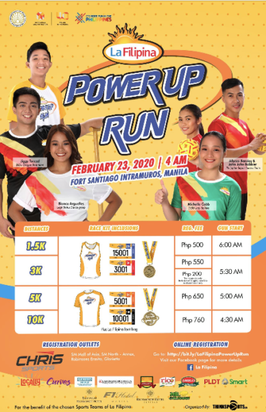 La Filipino Power Up Run 2020 Poster R2